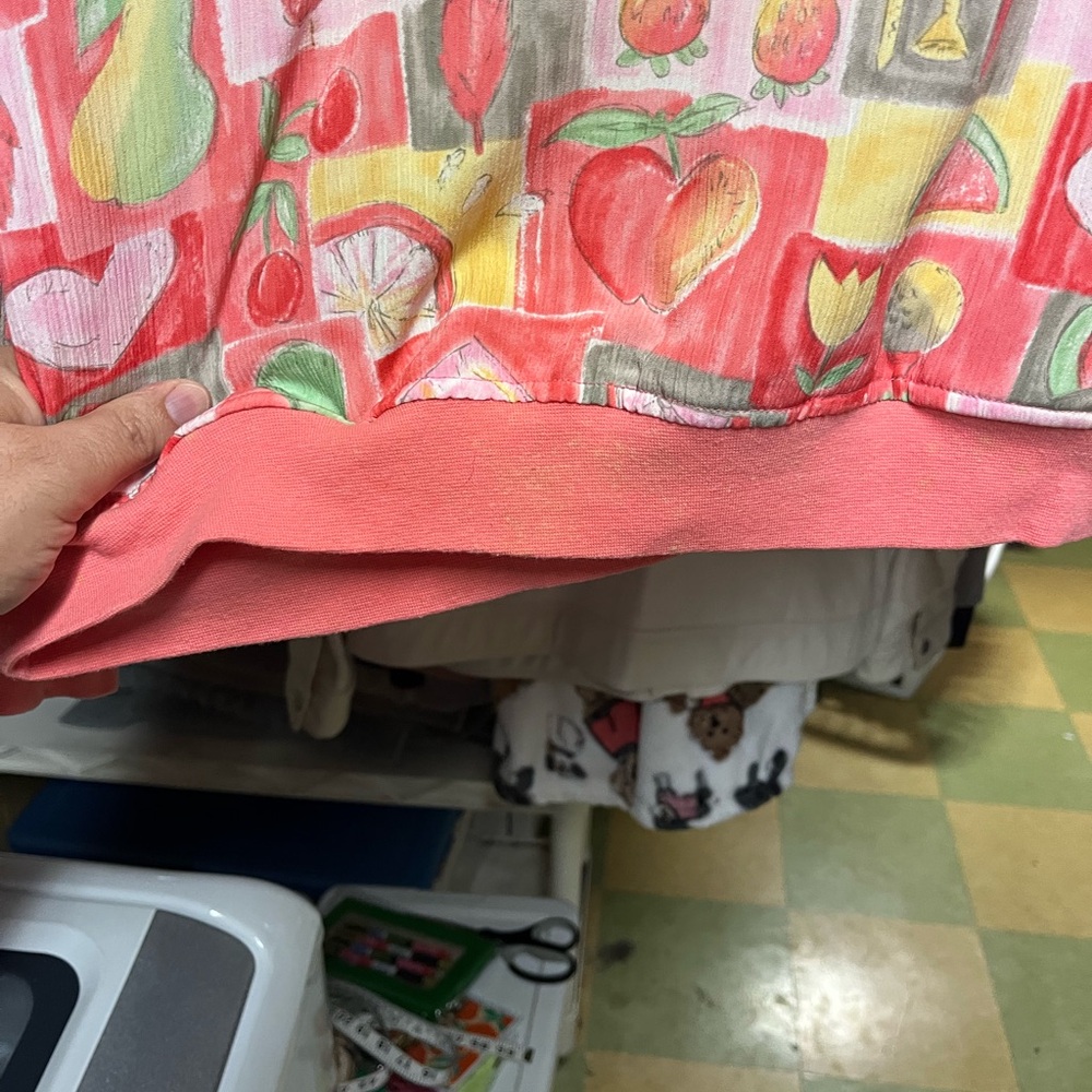 Colorful Fruit Pattern Pullover - image 5